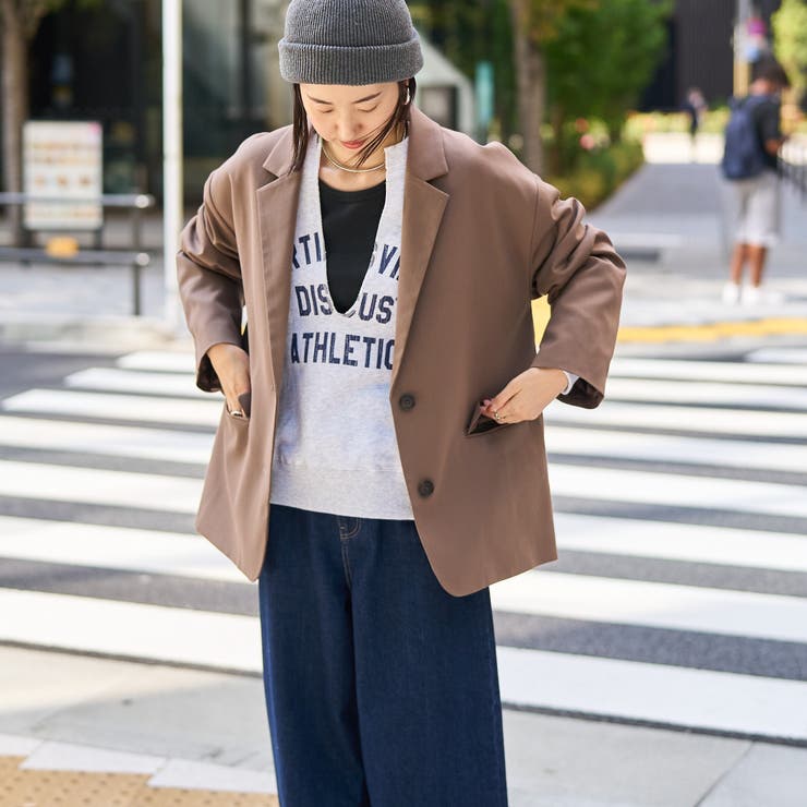 【WEB限定・DISCUS（ディスカス） 】スキッパーUネック裏毛スウェット | coen【women】 | 詳細画像14 