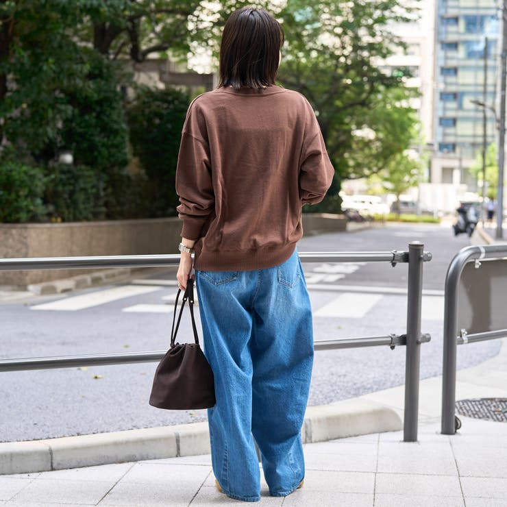 【WEB限定・DISCUS（ディスカス） 】スキッパーUネック裏毛スウェット | coen【women】 | 詳細画像19 