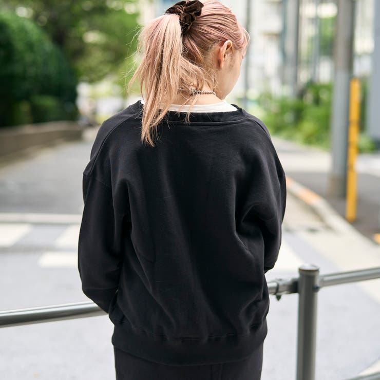【WEB限定・DISCUS（ディスカス） 】スキッパーUネック裏毛スウェット | coen【women】 | 詳細画像3 