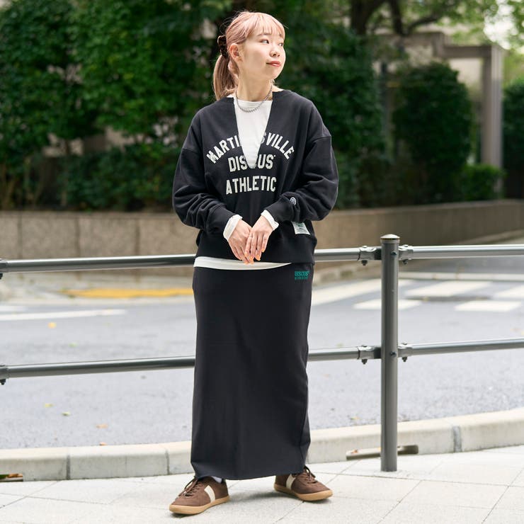 【WEB限定・DISCUS（ディスカス） 】スキッパーUネック裏毛スウェット | coen【women】 | 詳細画像6 