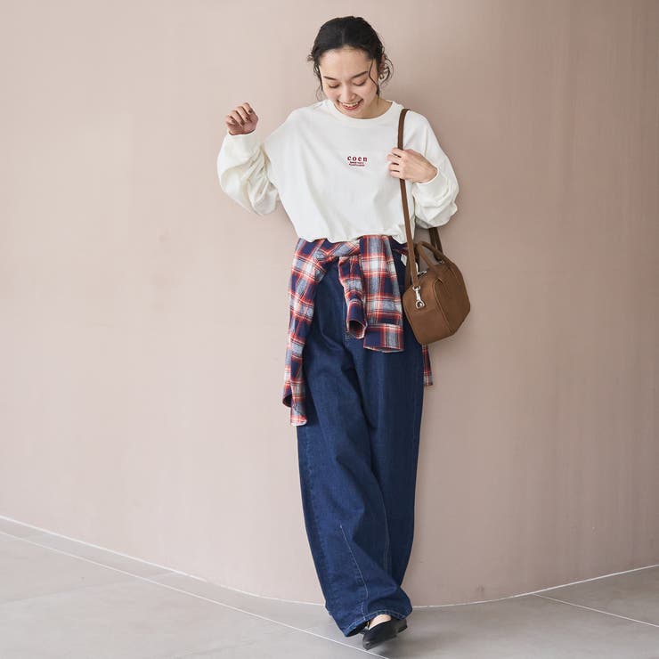 COEN（コーエン）ロゴ刺繍UNI ロンT | coen【women】 | 詳細画像19 