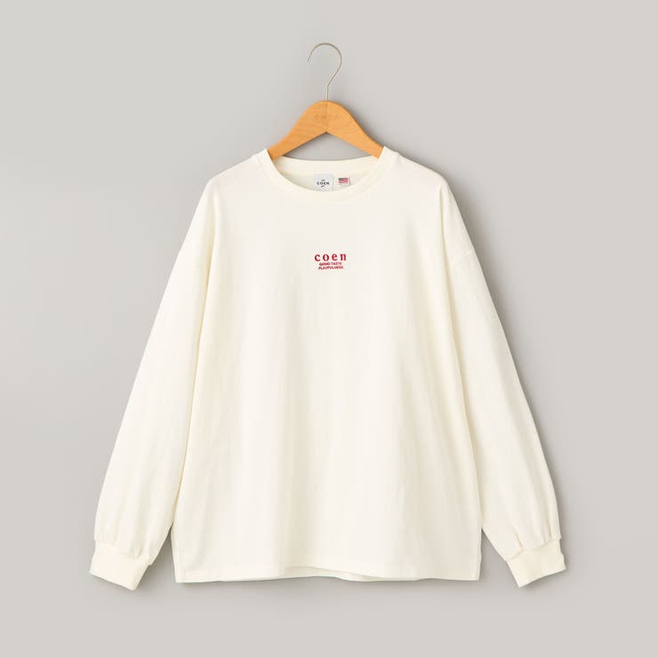 COEN（コーエン）ロゴ刺繍UNI ロンT | coen【women】 | 詳細画像38 
