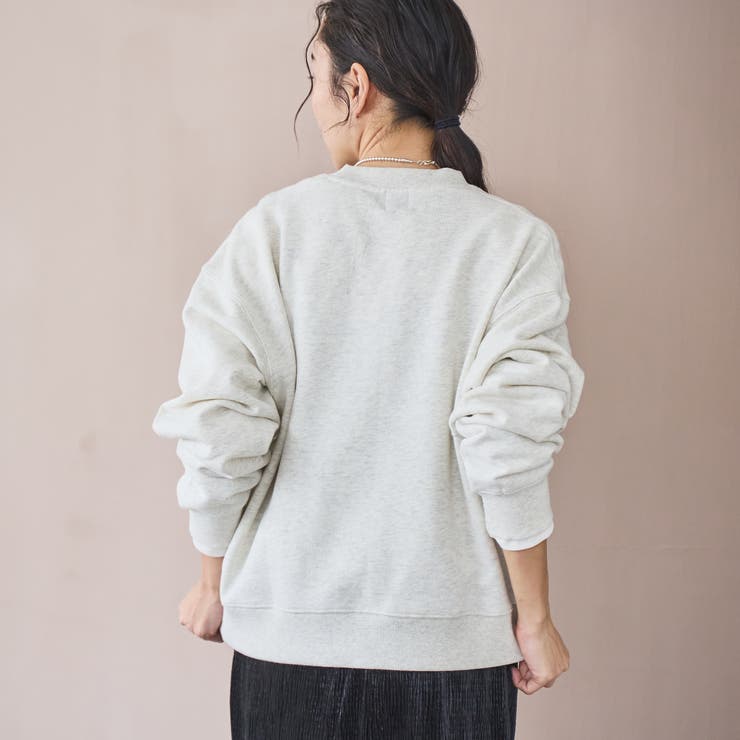 COEN（コーエン）ロゴ刺繍 C/N裏毛スウェット[品番：COEW0007503