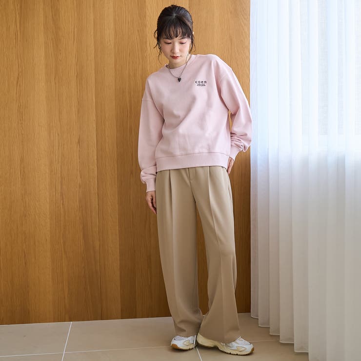【新色登場】COEN（コーエン）ロゴ刺繍 C/N裏毛スウェット | coen【women】 | 詳細画像14 