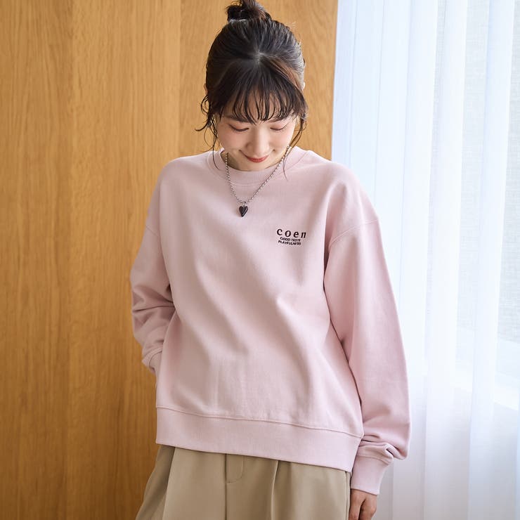 【新色登場】COEN（コーエン）ロゴ刺繍 C/N裏毛スウェット | coen【women】 | 詳細画像16 
