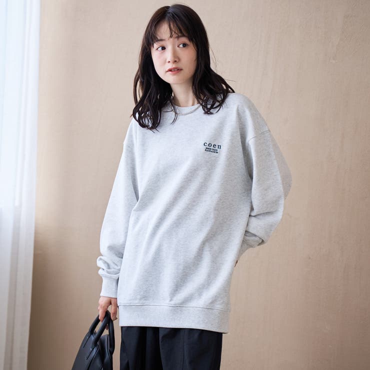 【新色登場】COEN（コーエン）ロゴ刺繍 C/N裏毛スウェット | coen【women】 | 詳細画像25 