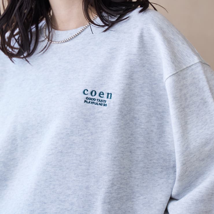 【新色登場】COEN（コーエン）ロゴ刺繍 C/N裏毛スウェット | coen【women】 | 詳細画像26 