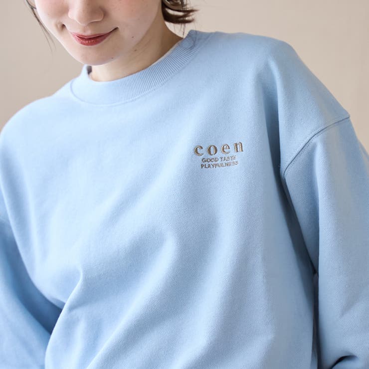 【新色登場】COEN（コーエン）ロゴ刺繍 C/N裏毛スウェット | coen【women】 | 詳細画像31 