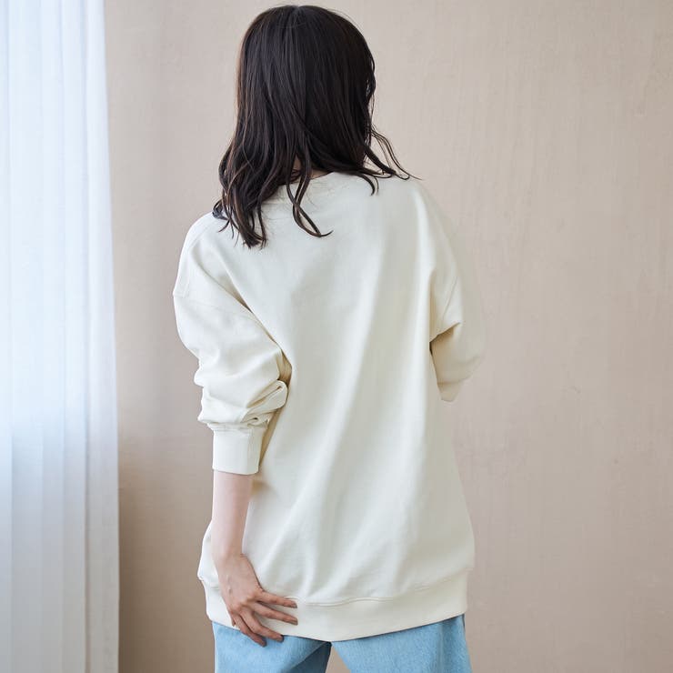 【新色登場】COEN（コーエン）ロゴ刺繍 C/N裏毛スウェット | coen【women】 | 詳細画像6 