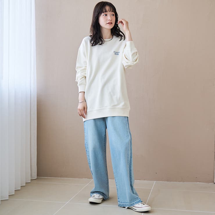 【新色登場】COEN（コーエン）ロゴ刺繍 C/N裏毛スウェット | coen【women】 | 詳細画像7 