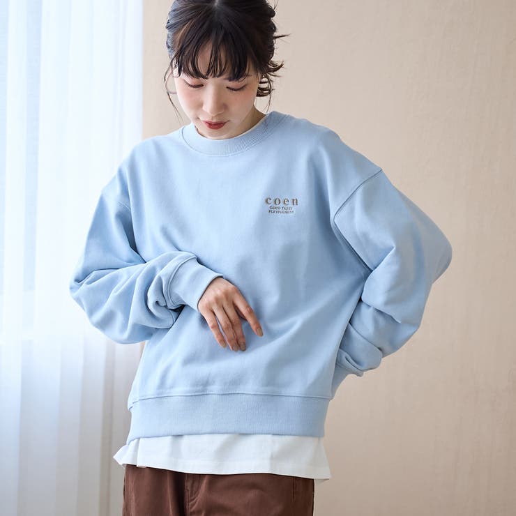 その他2 | 【新色登場】COEN（コーエン）ロゴ刺繍 C/N裏毛スウェット | coen【women】