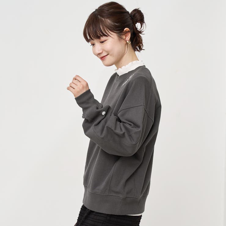 ハートモチーフ裏毛プルオーバー | coen【women】 | 詳細画像12 