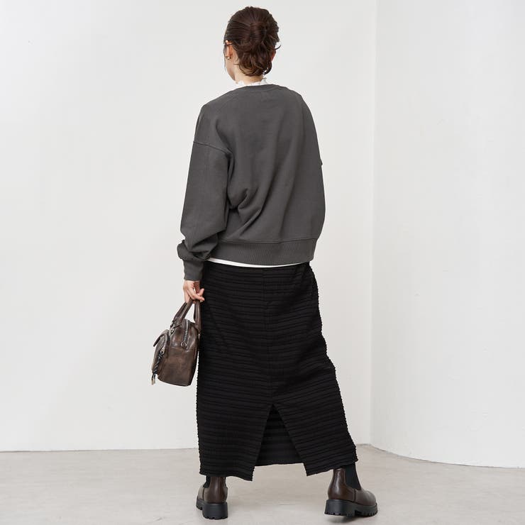 ハートモチーフ裏毛プルオーバー | coen【women】 | 詳細画像16 