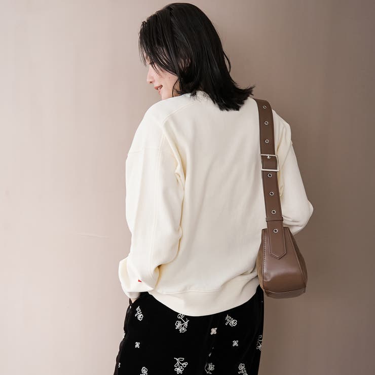 ハートモチーフ裏毛プルオーバー | coen【women】 | 詳細画像3 