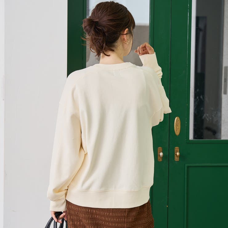 ハートモチーフ裏毛プルオーバー | coen【women】 | 詳細画像8 