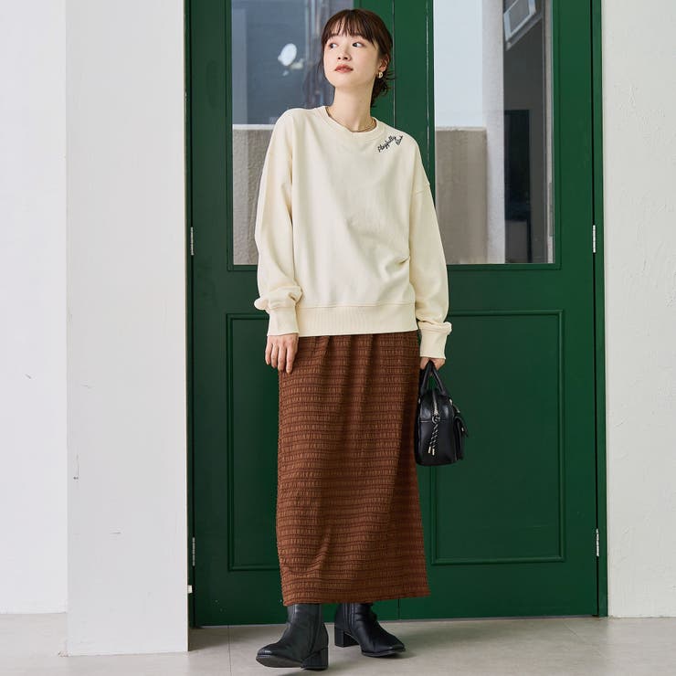 ハートモチーフ裏毛プルオーバー | coen【women】 | 詳細画像9 