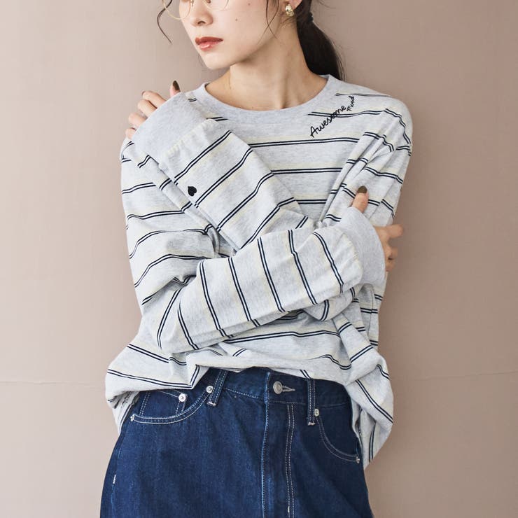 【再入荷・新色追加】ハートモチーフアソートロンT（WEB限定カラーあり） | coen【women】 | 詳細画像1 