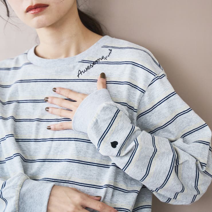 【再入荷・新色追加】ハートモチーフアソートロンT（WEB限定カラーあり） | coen【women】 | 詳細画像17 