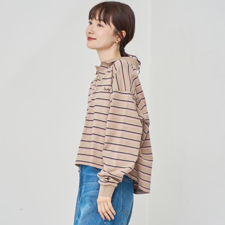 ハートモチーフラガーロンT | coen【women】 | 詳細画像16 