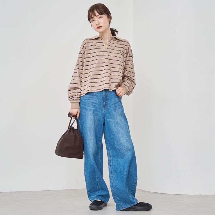 ハートモチーフラガーロンT | coen【women】 | 詳細画像18 