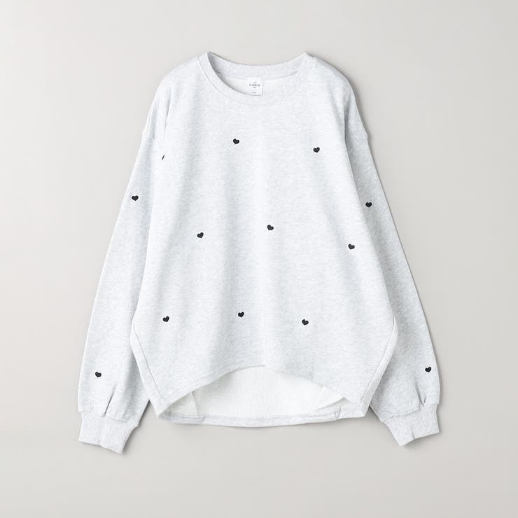 ハート刺繍裏毛スウェットプルオーバー | coen【women】 | 詳細画像28 