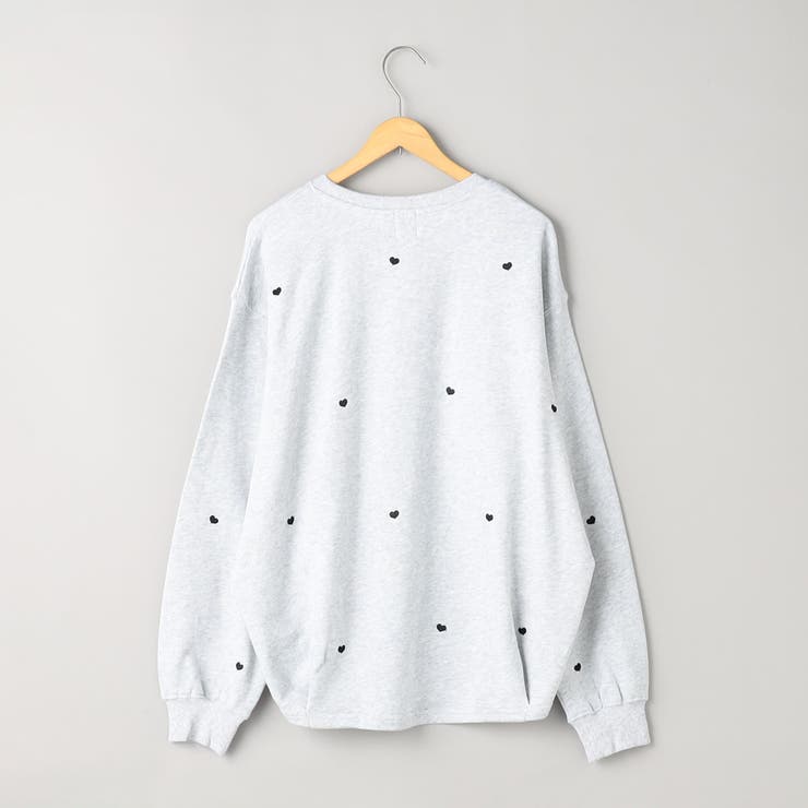 ハート刺繍裏毛スウェットプルオーバー | coen【women】 | 詳細画像29 