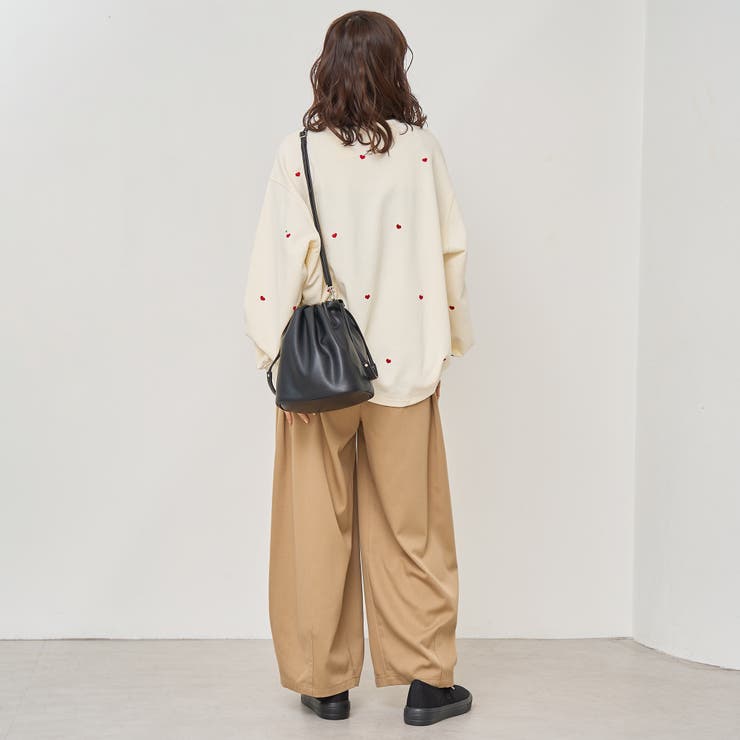 ハート刺繍裏毛スウェットプルオーバー | coen【women】 | 詳細画像8 