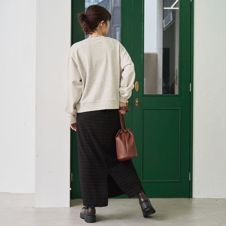 フロッキーロゴプリント裏毛スウェット | coen【women】 | 詳細画像10 