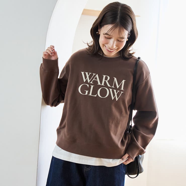 フロッキーロゴプリント裏毛スウェット | coen【women】 | 詳細画像12 