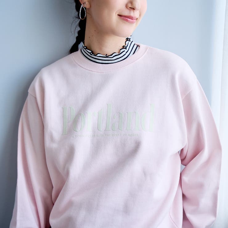 フロッキーロゴプリント裏毛スウェット | coen【women】 | 詳細画像22 