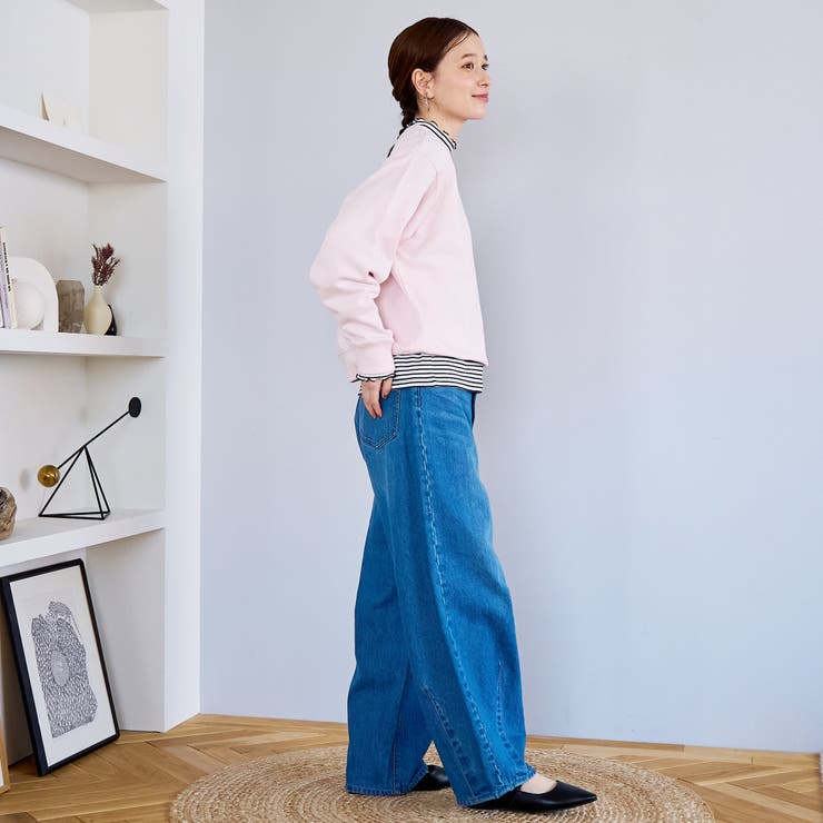 フロッキーロゴプリント裏毛スウェット | coen【women】 | 詳細画像24 