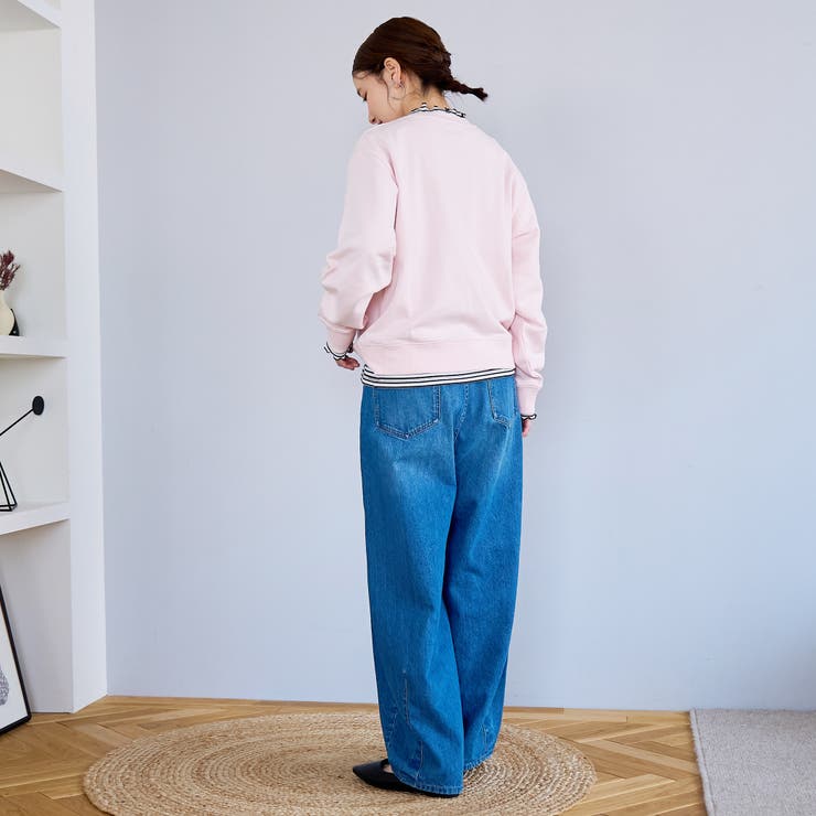 フロッキーロゴプリント裏毛スウェット | coen【women】 | 詳細画像25 