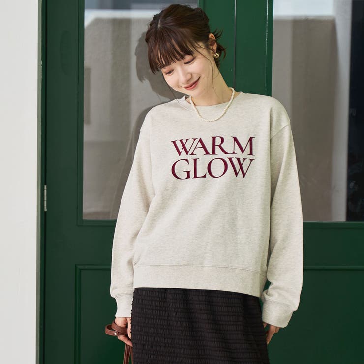 フロッキーロゴプリント裏毛スウェット | coen【women】 | 詳細画像5 