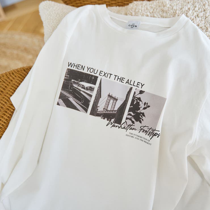 コットンフォトプリントロンT | coen【women】 | 詳細画像11 