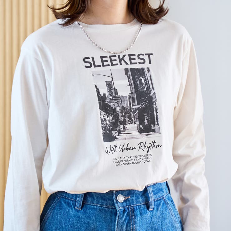 コットンフォトプリントロンT | coen【women】 | 詳細画像4 