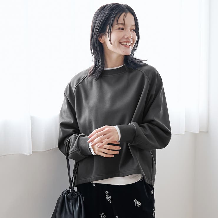 【REVERSE WARM】あったかクルーネックプルオーバー スウェット | coen【women】 | 詳細画像9 