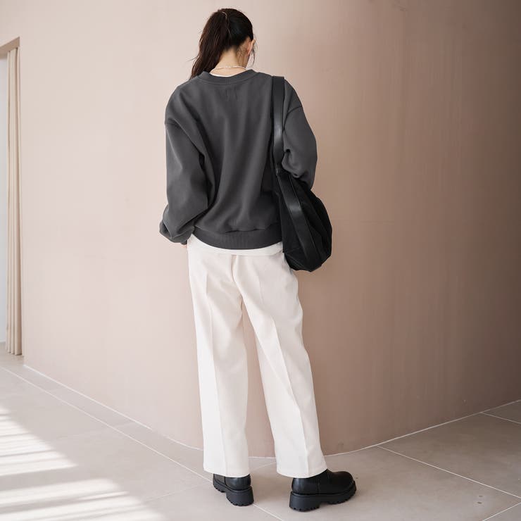 【REVERSE WARM】あったかハーフジッププルオーバー スウェット | coen【women】 | 詳細画像15 