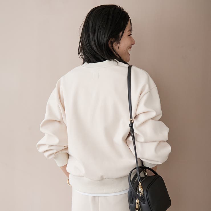 【REVERSE WARM】あったかハーフジッププルオーバー スウェット | coen【women】 | 詳細画像18 