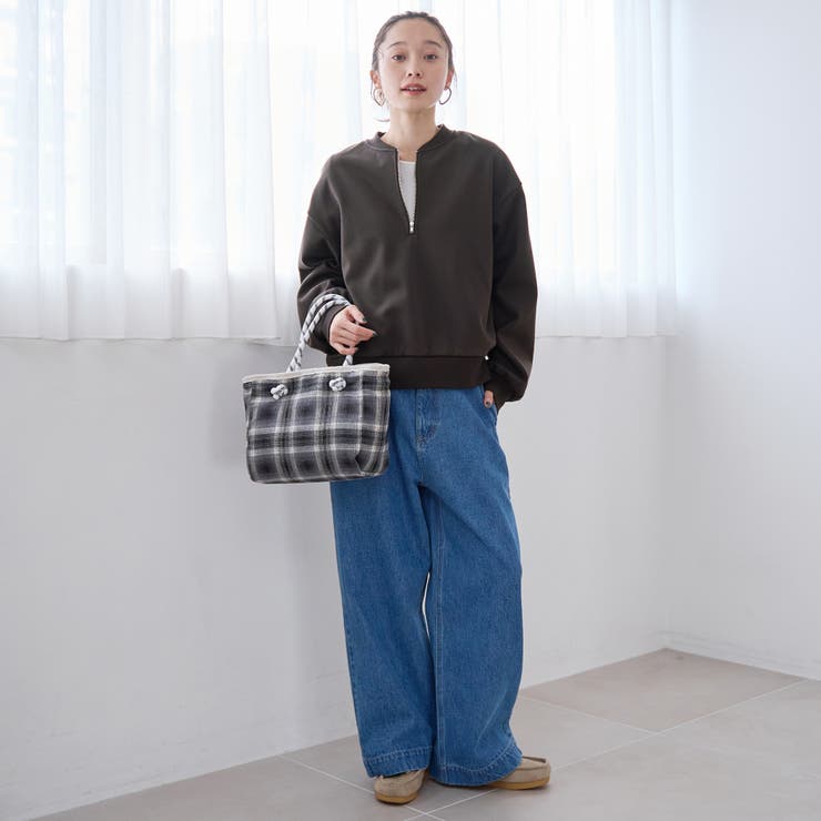 【REVERSE WARM】あったかハーフジッププルオーバー スウェット | coen【women】 | 詳細画像28 