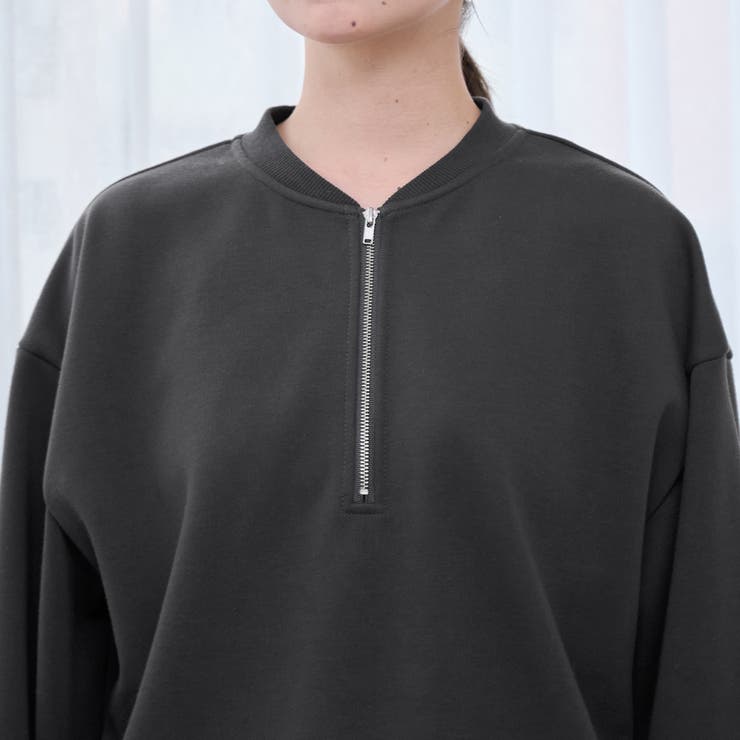 【REVERSE WARM】あったかハーフジッププルオーバー スウェット | coen【women】 | 詳細画像33 