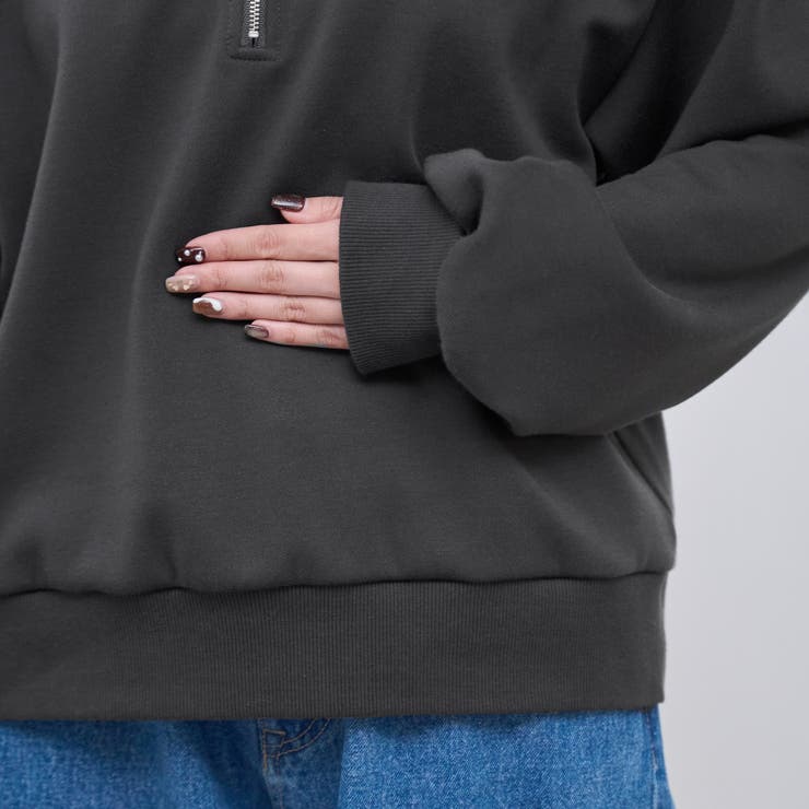 【REVERSE WARM】あったかハーフジッププルオーバー スウェット | coen【women】 | 詳細画像35 