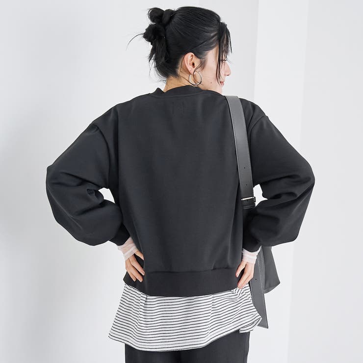 【REVERSE WARM】あったかハーフジッププルオーバー スウェット | coen【women】 | 詳細画像4 