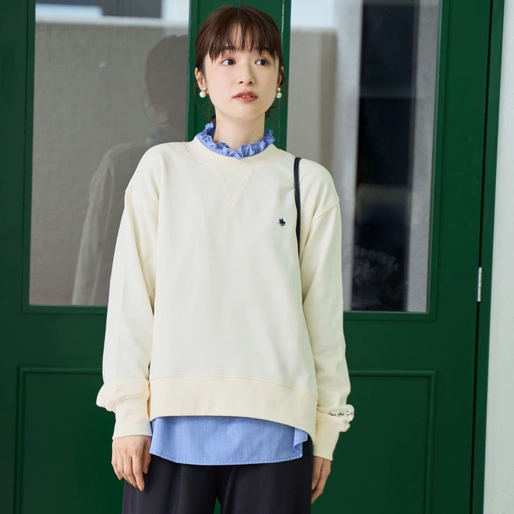 【POLO BCS（ポロ・ビーシーエス）別注】 裏毛スウェット | coen【women】 | 詳細画像2 