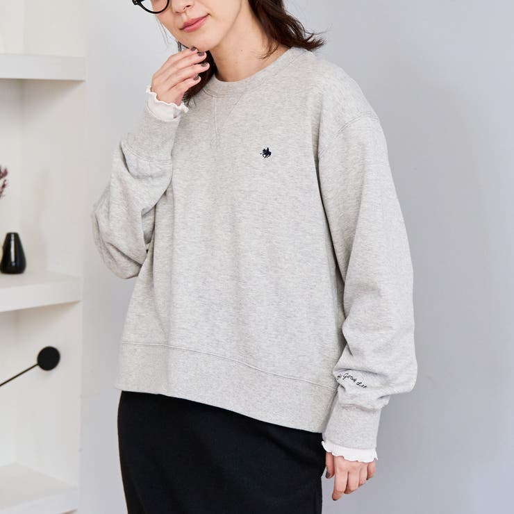 NATURAL | 【POLO BCS（ポロ・ビーシーエス）別注】 裏毛スウェット | coen【women】