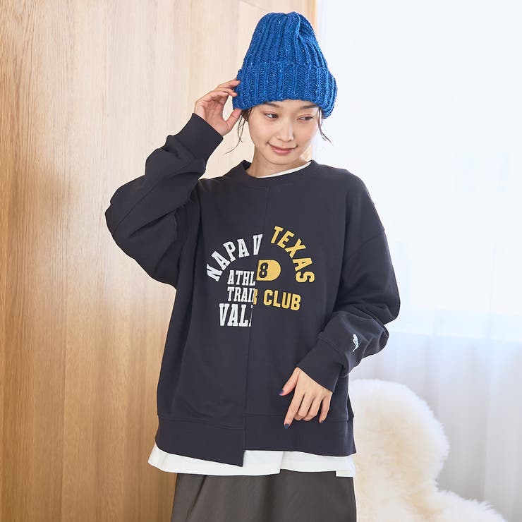 【PENNEYS（ぺニーズ）別注】 リメイク風切り替え裏毛スウェット | coen【women】 | 詳細画像2 