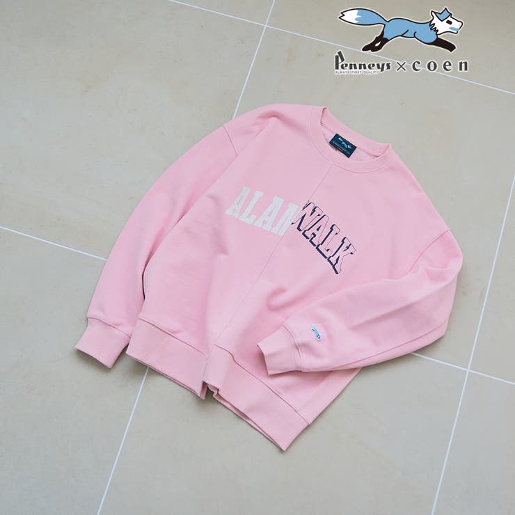 LT.PINK | 【PENNEYS（ぺニーズ）別注】 リメイク風切り替え裏毛スウェット | coen【women】