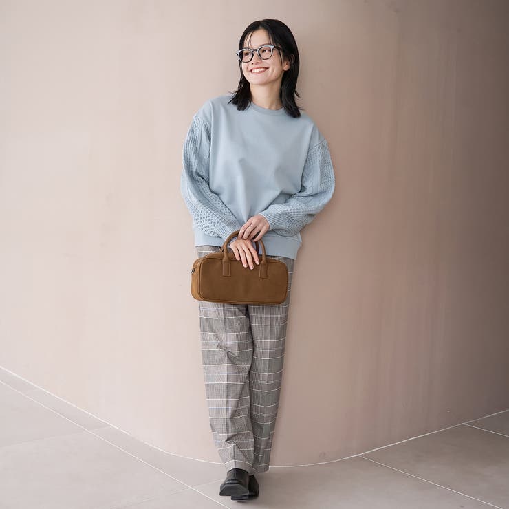 ケーブルニットドッキング切替裏毛スウェット1 | coen【women】 | 詳細画像17 