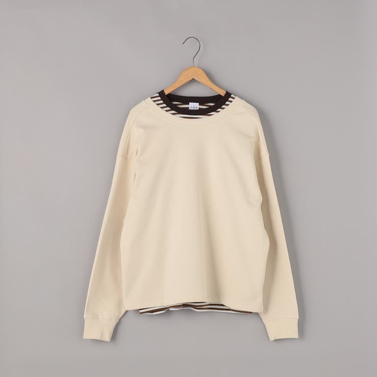 【セットアイテム】2wayヘンリーネック裏毛プルオーバー ボーダーロンTセット | coen【women】 | 詳細画像35 