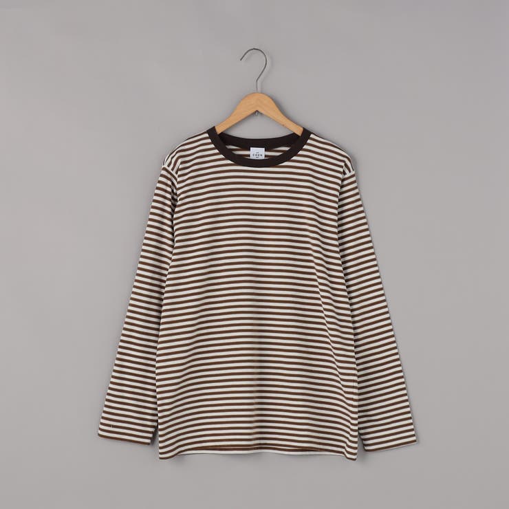 【セットアイテム】2wayヘンリーネック裏毛プルオーバー ボーダーロンTセット | coen【women】 | 詳細画像41 