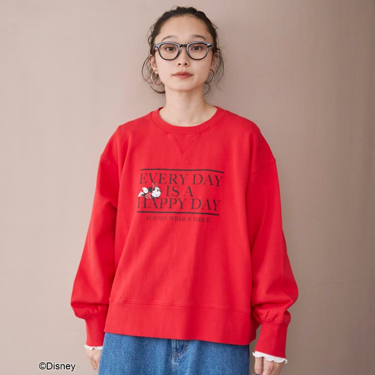 【MICKEY（ミッキー）/別注】ショート丈裏毛ロゴスウェット | coen【women】 | 詳細画像18 